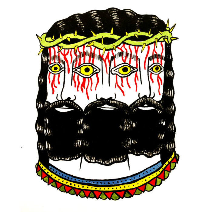 Gather Illustration Pete Reynolds Tattoo Study Jesus