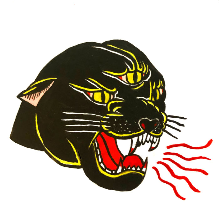 Gather Illustration Pete Reynolds Tattoo Study Panther