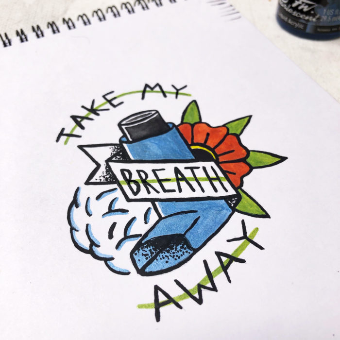 Gather Illustration Pete Reynolds Tattoo Study Take my Breath Away