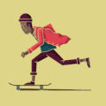Skateboarding is fun