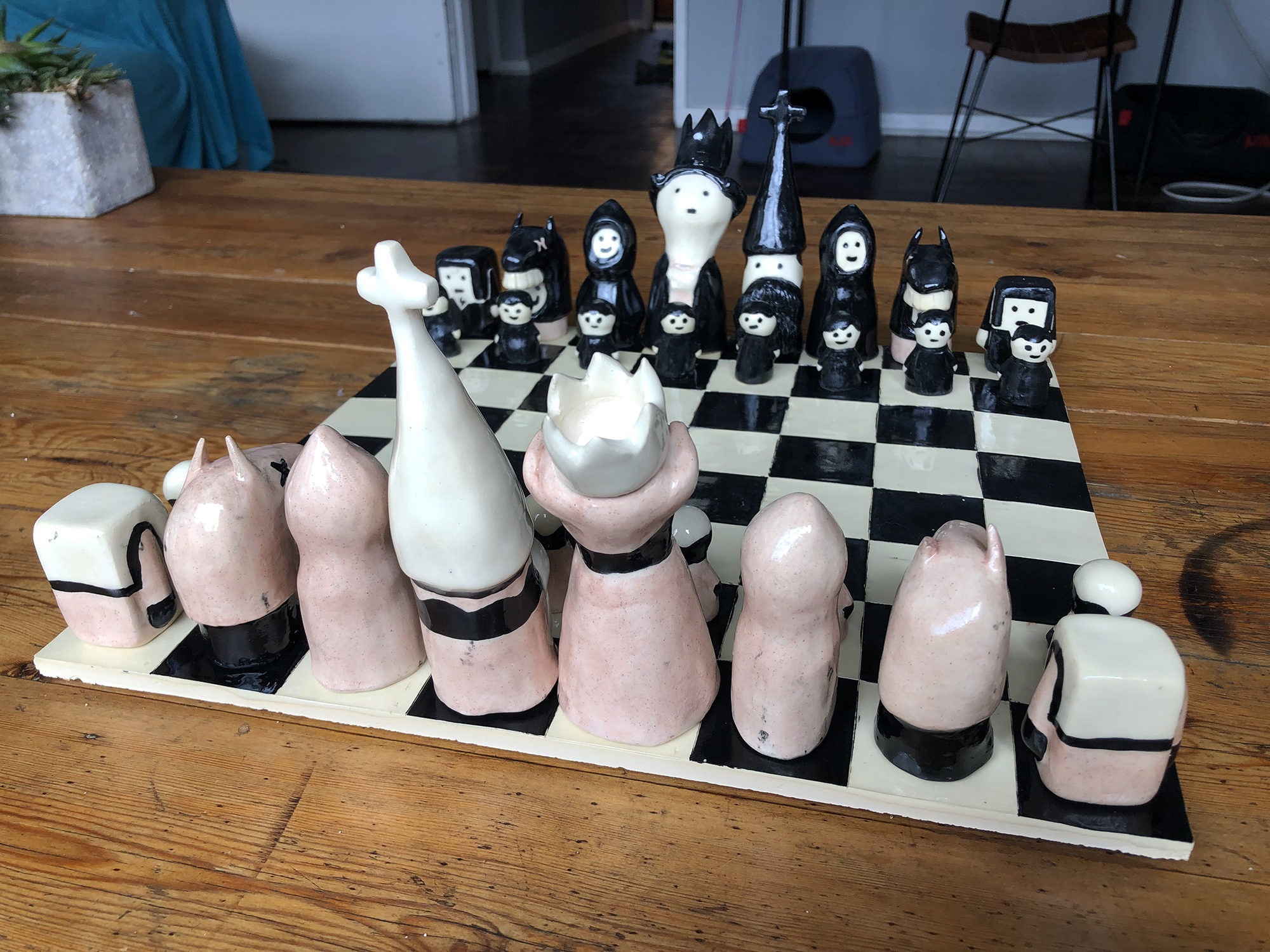 Ceramic Chess Set