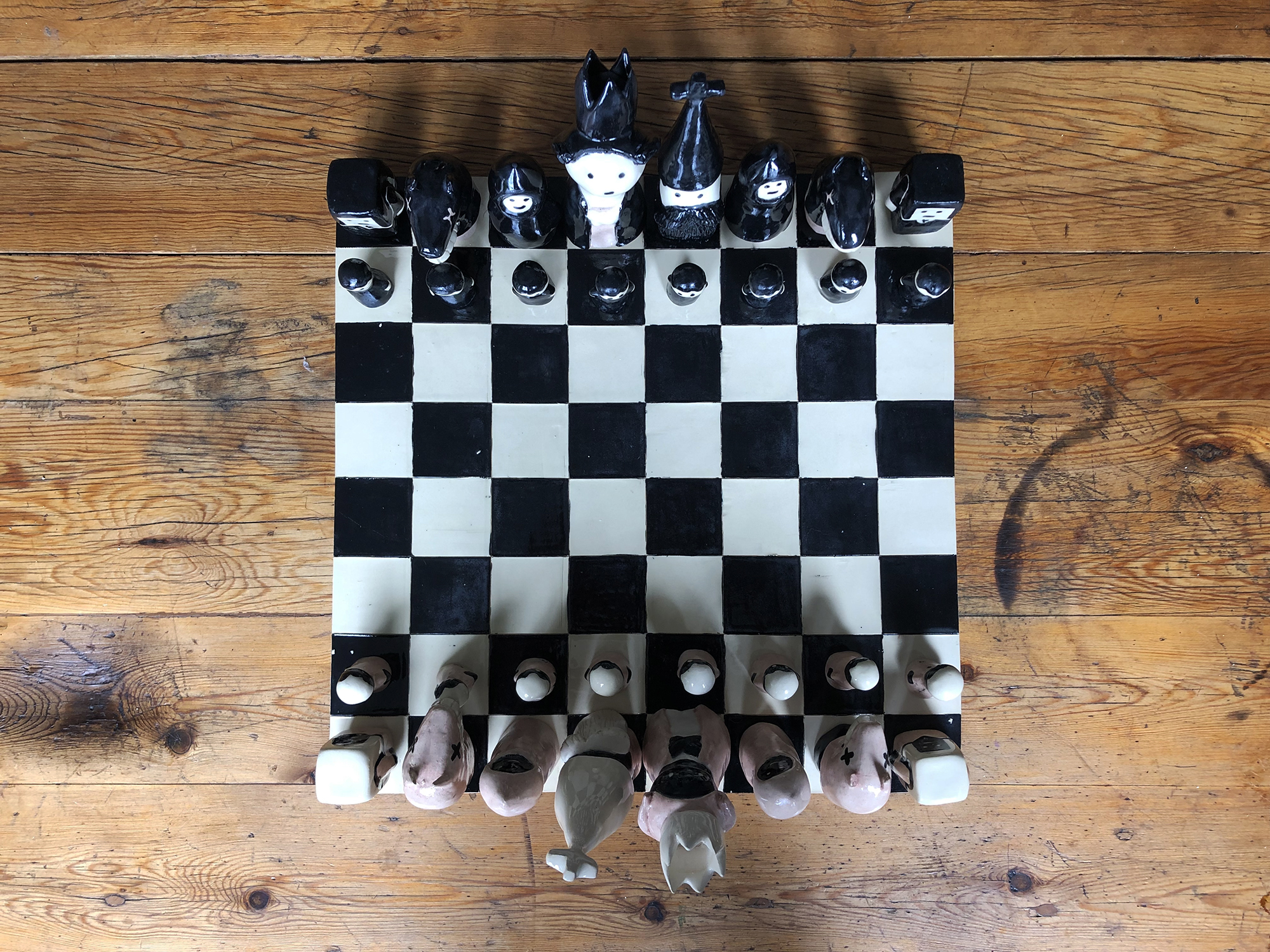 Ceramic Chess Set