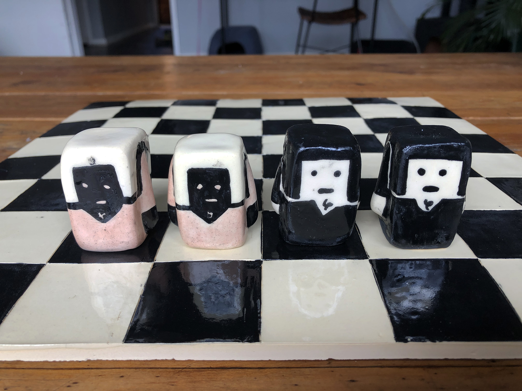 Ceramic Chess Set