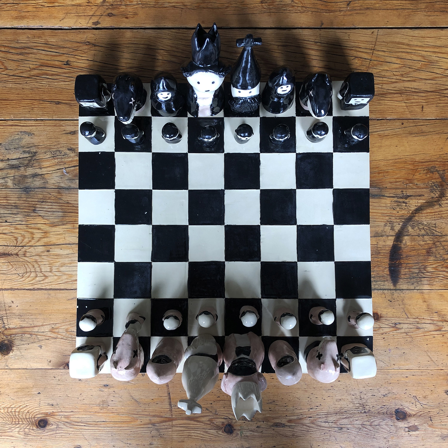 Ceramic Chess Set