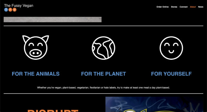 The Fussy Vegan Website