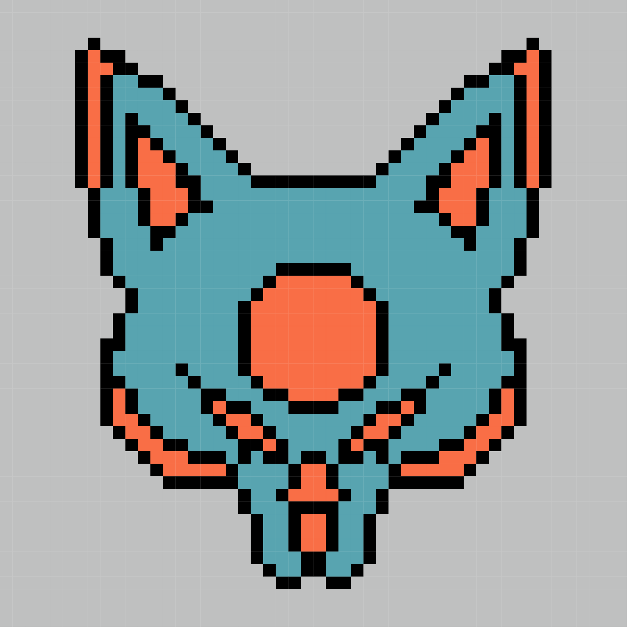 Pixel mask nft art