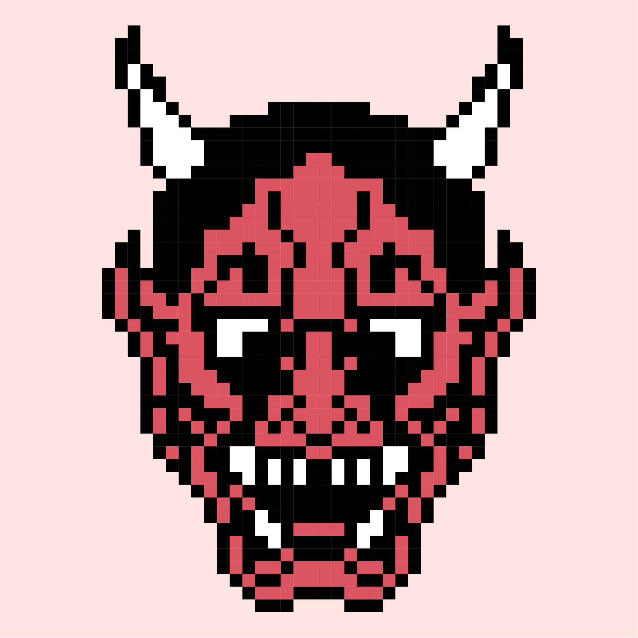 Pixel mask nft art