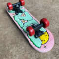 Pete Reynolds Gather Design Illustration Mini Skateboard Graphic Hand Painted for Hazel