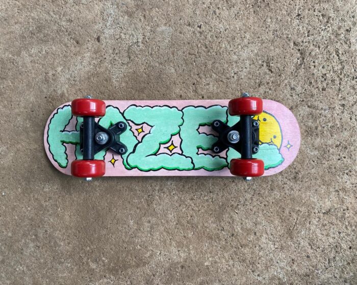 Pete Reynolds Gather Design Illustration Mini Skateboard Graphic Hand Painted for Hazel