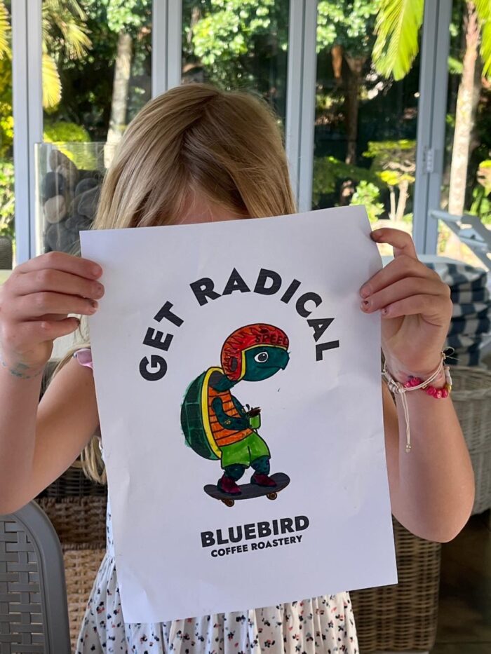 T-shirt Design for Bluebird Coffee Roastery