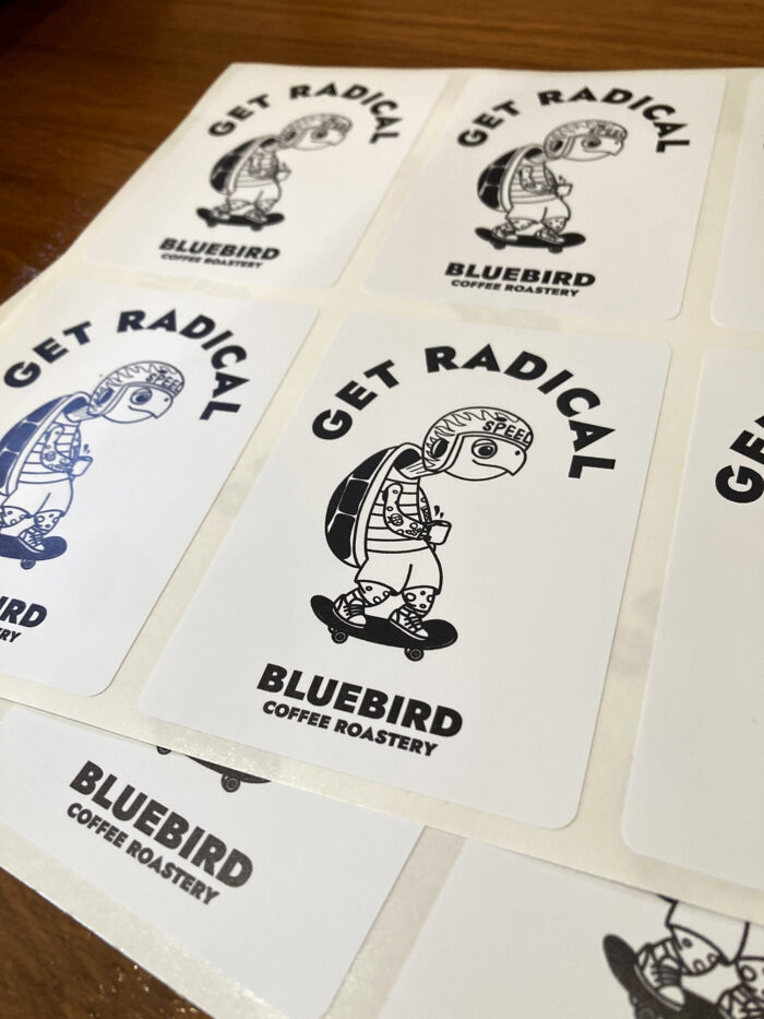 T-shirt Design for Bluebird Coffee Roastery
