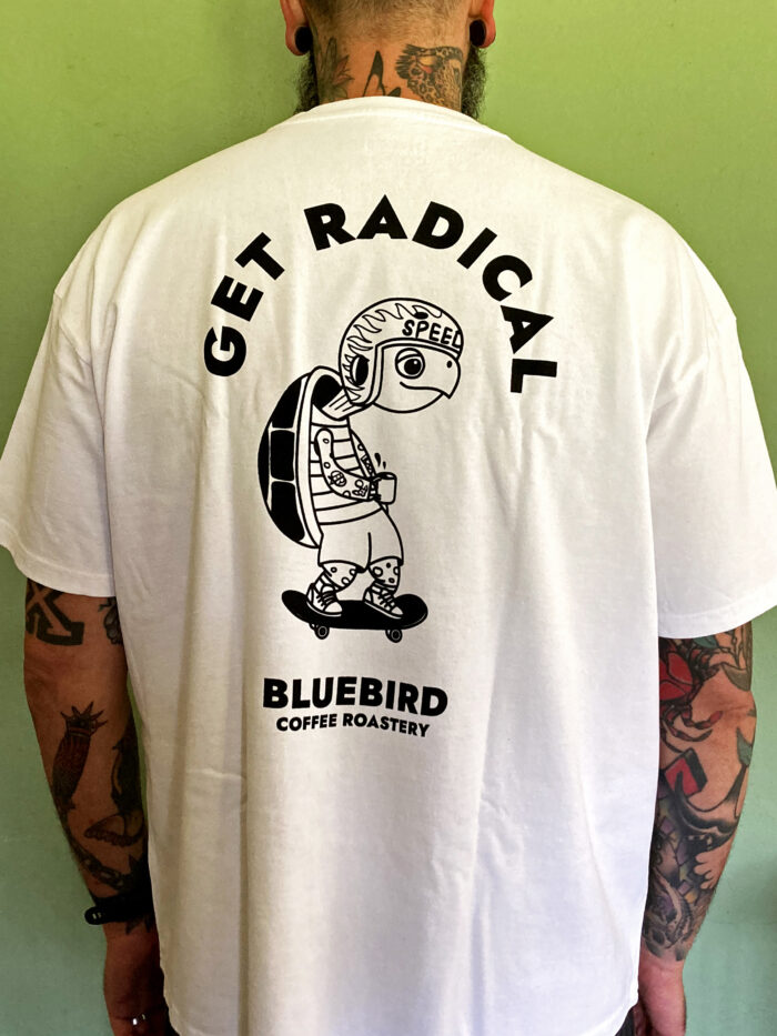 T-shirt Design for Bluebird Coffee Roastery