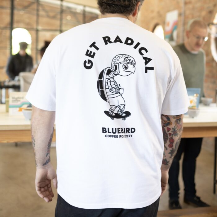 T-shirt Design for Bluebird Coffee Roastery