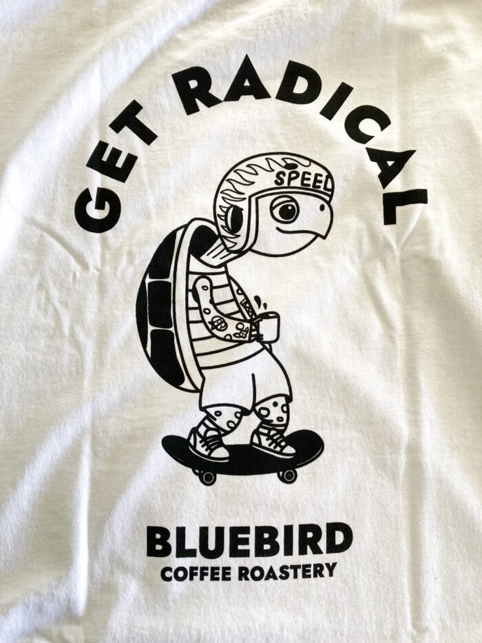 T-shirt Design for Bluebird Coffee Roastery