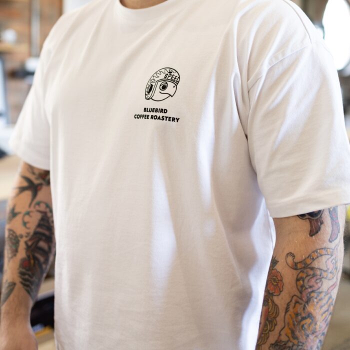 T-shirt Design for Bluebird Coffee Roastery