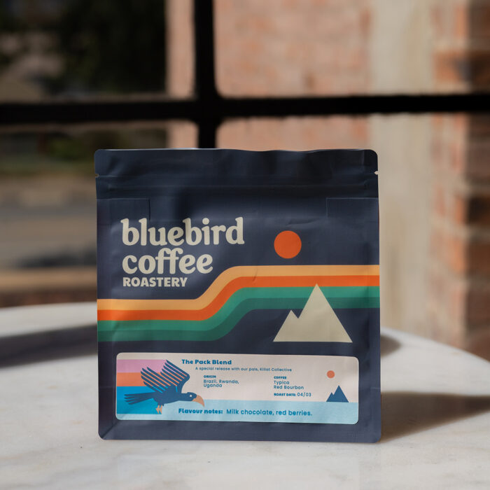 Killat Collective x Bluebird Coffee Roastery Collaboration by Gather Design Peter Reynolds